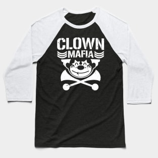 Clown Mafia (white) Baseball T-Shirt